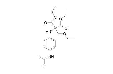 Diethyl 2-(4-acetamidoanilino)-2-(ethoxymethyl)malonate