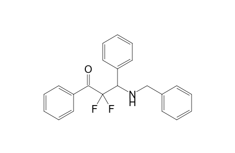 3-(Benzylamino)-2,2-difluoro-1,3-diphenyl-propan-1-one