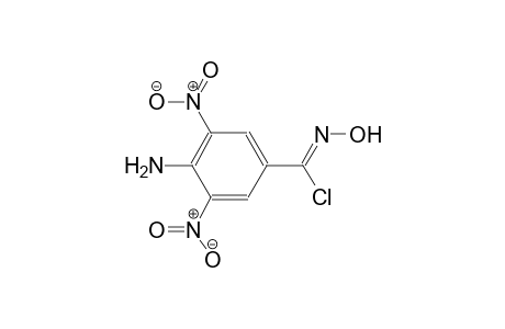 benzenecarboximidoyl chloride, 4-amino-N-hydroxy-3,5-dinitro-