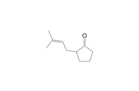 2-(3-Methylbut-2-enyl)cyclopentan-1-one