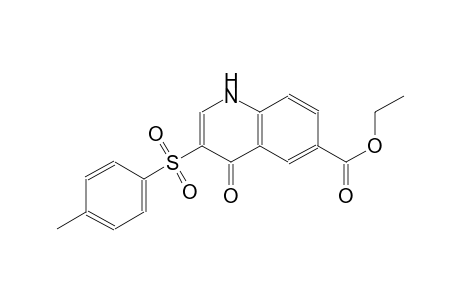 6-quinolinecarboxylic acid, 1,4-dihydro-3-[(4-methylphenyl)sulfonyl]-4-oxo-, ethyl ester