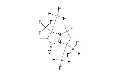 3,6,6-TRIMETHYL-2-OXO-4,4,8,8-TETRAKIS-(TRIFLUOROMETHYL)-1,5-DIAZABICYCLO-[3.3.0]-OCTANE