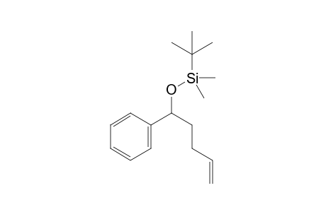 tert-Butyl dimethyl((1-phenylpent-4-en-1-yl)oxy)silane