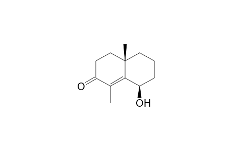 1,4a-Dimethyl-8-hydroxy-4,4a,5,6,7,8-hexahydro-2(3H)-naphthalenone