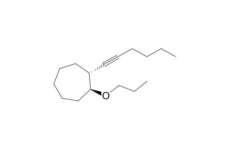 (1R,2S)-1-hex-1-ynyl-2-propoxy-cycloheptane