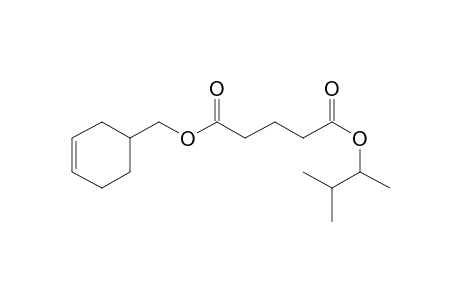 Glutaric acid, (cyclohex-3-enyl)methyl 3-methylbut-2-yl ester