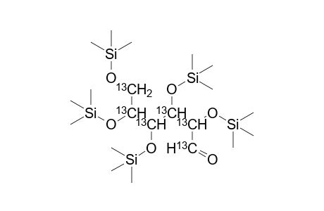 2,3,4,5,6-pentakis(trimethylsilyloxy)(1,2,3,4,5,6-(13C)6)hexanal