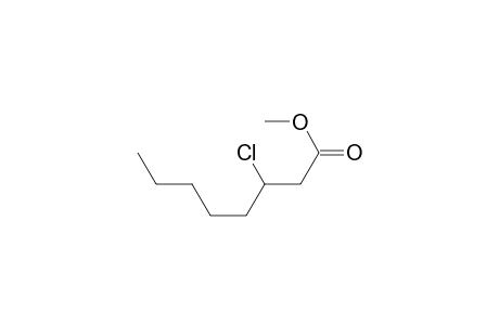 3-chlorooctanoic acid, methyl ester