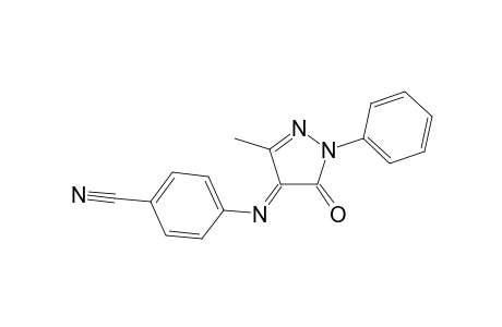 Benzonitrile, 4-[(1,5-dihydro-3-methyl-5-oxo-1-phenyl-4H-pyrazol-4-ylidene)amino]-