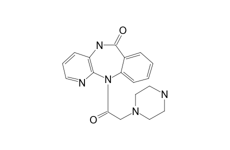 (6H)Pyrido[2,3-B][1,4]benzodizepin-6-one, 5,11-dihydro-11-(piperazinyl)