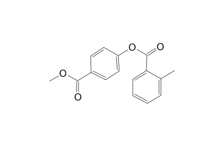 Benzoic acid, 2-methyl-, 4-methoxycarbonylphenyl ester