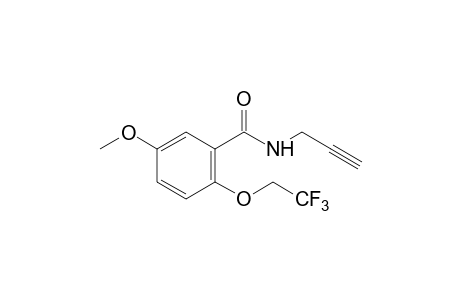 5-methoxy-N-(2-propynyl)-2-(2,2,2-trifluoroethoxy)benzamide