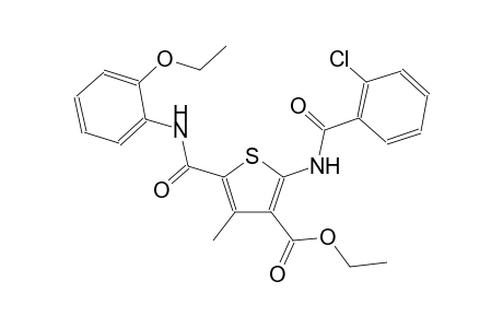 2-[(2-chlorobenzoyl)amino]-4-methyl-5-(o-phenetylcarbamoyl)thiophene-3-carboxylic acid ethyl ester