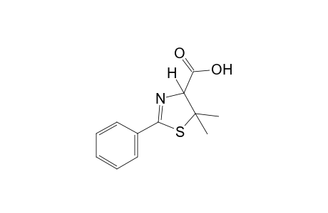 5,5-Dimethyl-2-phenyl-2-thiazoline-4-carboxylic acid