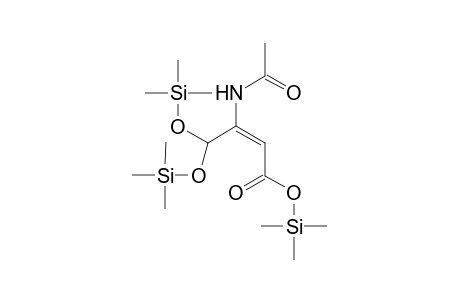 15N-Acetylamido-15N-[4,4-bis(trimethylsiloxy)but-2-enoic acid-3-yl] (trimethylsilyl) ester