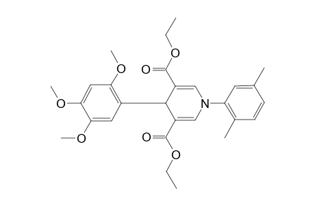 1-(2,5-dimethylphenyl)-4-(2,4,5-trimethoxyphenyl)-4H-pyridine-3,5-dicarboxylic acid diethyl ester