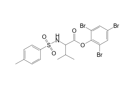 N-(p-TOLYLSULFONYL)-DL-VALINE, 2,4,6-TRIBROMOPHENYL ESTER