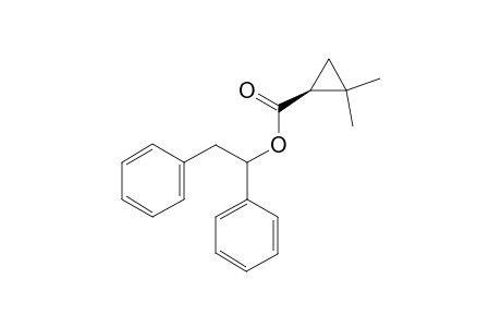 1,2-diphenylethyl (1S)-2,2-dimethylcyclopropane-1-carboxylate