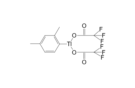 2,4-DIMETHYLPHENYLTHALLIUM(III)-BIS-(TRIFLUORACETAT)