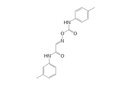 N-(para-tolyl)-O-[(3-methylphenyl)carbamoylmethyleneamino]carbamate