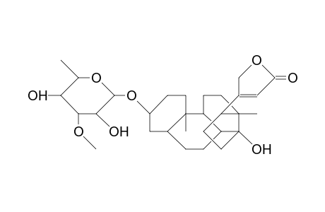 3'-O-Methylevomonside, (3.beta.-O-(3'-O-methyl-rhamnosid),5.beta.-H)