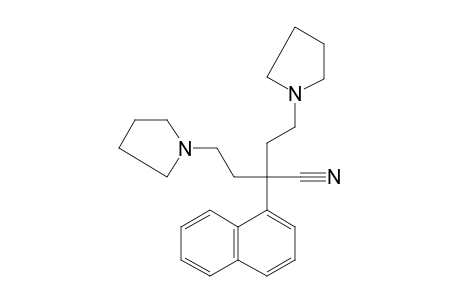 alpha,alpha-BIS(2-PYRROLIDINYLETHYL)-1-NAPHTHALENEACETONITRILE