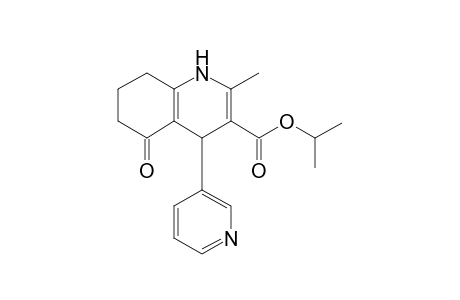 Isopropyl 2-methyl-5-oxo-4-(3-pyridinyl)-1,4,5,6,7,8-hexahydro-3-quinolinecarboxylate