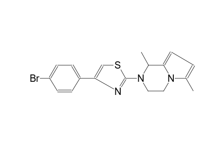 2-[4-(4-bromophenyl)-1,3-thiazol-2-yl]-1,6-dimethyl-1,2,3,4-tetrahydropyrrolo[1,2-a]pyrazine