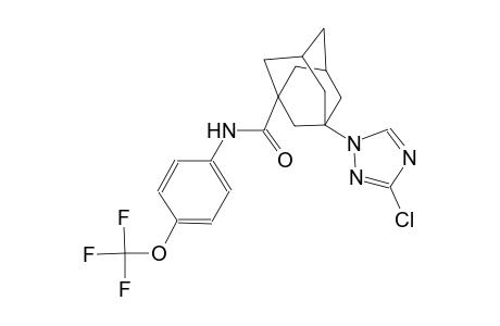 3-(3-chloro-1H-1,2,4-triazol-1-yl)-N-[4-(trifluoromethoxy)phenyl]-1-adamantanecarboxamide