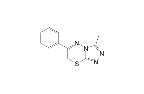 3-methyl-6-phenyl-7H-s-triazolo[3,4-b][1,3,4]thiadiazine