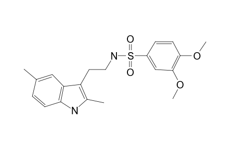 Benzenesulfonamide, N-[2-(2,5-dimethyl-1H-indol-3-yl)ethyl]-3,4-dimethoxy-