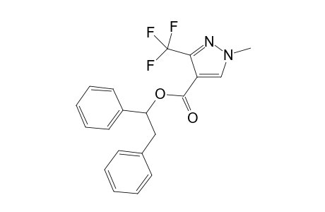 1,2-diphenylethyl 1-methyl-3-(trifluoromethyl)-1H-pyrazole-4-carboxylate