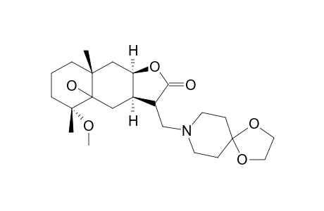 (3aR,5R,8aR,9aR)-3-(1,4-dioxa-8-azaspiro[4.5]decan-8-ylmethyl)-4a-hydroxy-5-methoxy-5,8a-dimethyl-3,3a,4,6,7,8,9,9a-octahydrobenzo[f]benzofuran-2-one