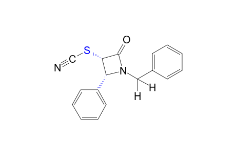 thiocyanic acid, cis-1-benzyl-2-oxo-4-phenyl-3-azetidinyl ester