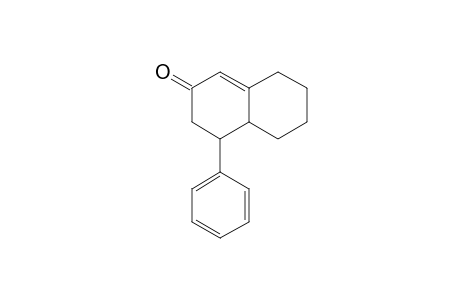 2(3H)-Naphthalenone, 4,4a,5,6,7,8-hexahydro-4-phenyl-