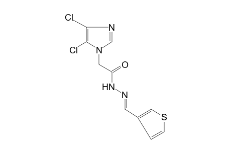 4,5-dichloroimidazole-1-acetic acid, (3-thenylidene)hydrazide