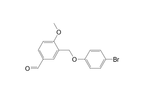 3-[(4-Bromophenoxy)methyl]-4-methoxybenzaldehyde