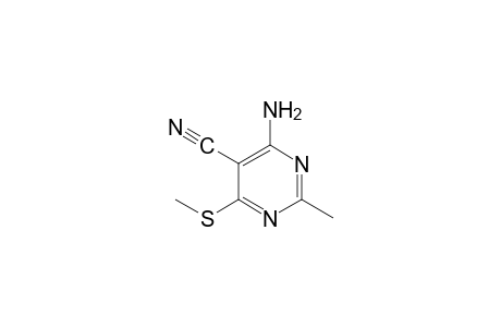 4-Amino-2-methyl-6-(methylthio)-5-pyrimidinecarbonitrile