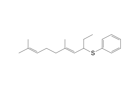 (1-Ethyl-3,7-dimethylocta-2,6-dienylthio)benzene