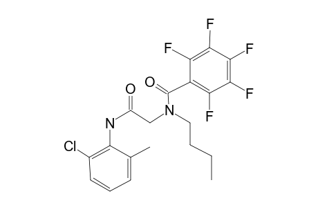 Butanilicaine pentafluorobenzamide