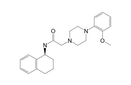 2-[4-(2-methoxyphenyl)-1-piperazinyl]-N-[(1S)-1,2,3,4-tetrahydronaphthalen-1-yl]acetamide