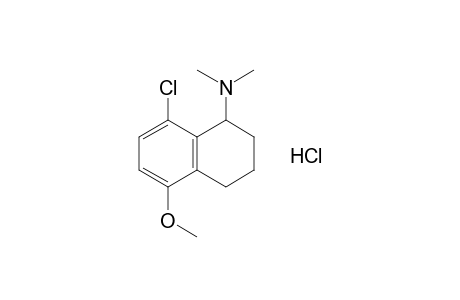 8-chloro-N,N-dimethyl-5-methoxy-1,2,3,4-tetrahydronaphthalene, hydrochloride