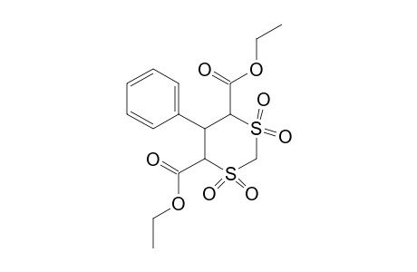 5-phenyl-m-dithiane-4,6-dicarboxylic acid, diethyl ester, 1,1,3,3-tetraoxide