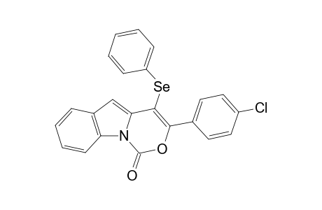 3-(4-Chlorophenyl)-4-(phenylselanyl)-1H-[1,3]oxazino[3,4-a]indol-1-one