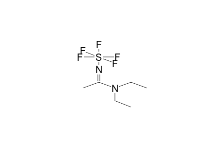 1-DIETHYLAMINOETHYLIDENEAMINOSULPHUR PENTAFLUORIDE