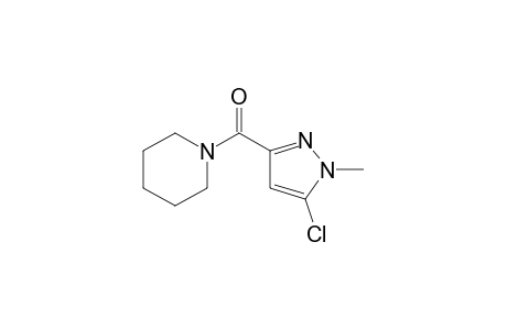 1-[(5-chloro-1-methylpyrazol-3-yl)carbonyl]piperidine