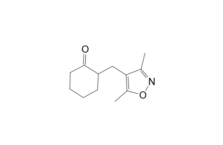 3,5-Dimethyl-4-(2'-cyclohexanoyl)methyl-isoxazole