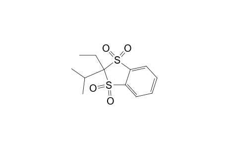 1,3-Benzodithiole, 2-ethyl-2-(1-methylethyl)-, 1,1,3,3-tetraoxide