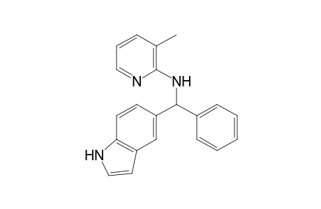 N-[(1H-Indol-5-yl)(phenyl)methyl]-3-methylpyridin-2-amine