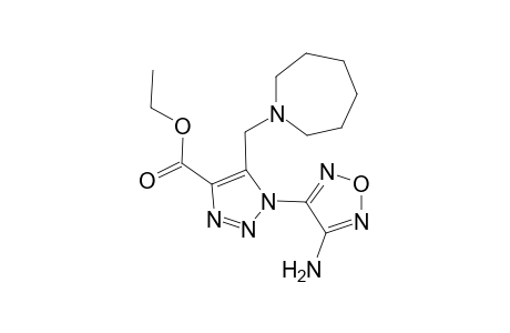 1-(4-Amino-furazan-3-yl)-5-azepan-1-ylmethyl-1H-[1,2,3]triazole-4-carboxylic acid ethyl ester